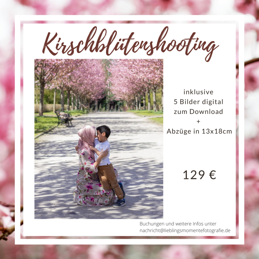 Kirschblütenfotoshooting Herne